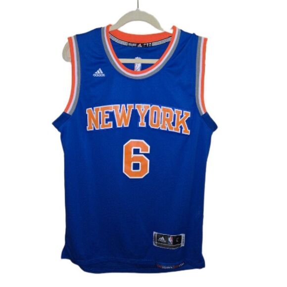 NY Knicks Kristaps Porzingis #6 Adidas NBA Jersey XL - Picture 1 of 5